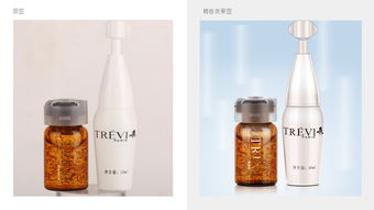 淘宝化妆品原液精油瓶包装组合的PS与AI精修摄影后期技巧